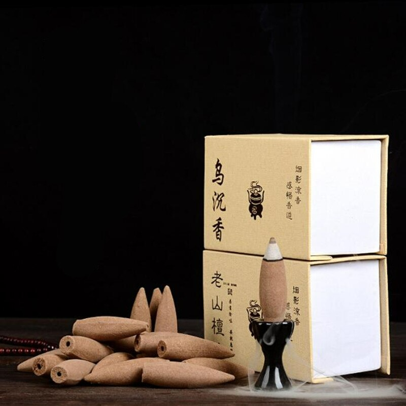 AromaFlow Räucherkerzen mit Rückfluss | Beruhigende Düfte | Sandelholz & Agarholz | Entspannung & Wellness