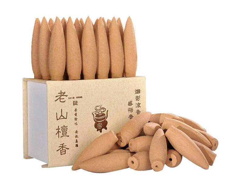 AromaFlow Räucherkerzen mit Rückfluss | Beruhigende Düfte | Sandelholz & Agarholz | Entspannung & Wellness