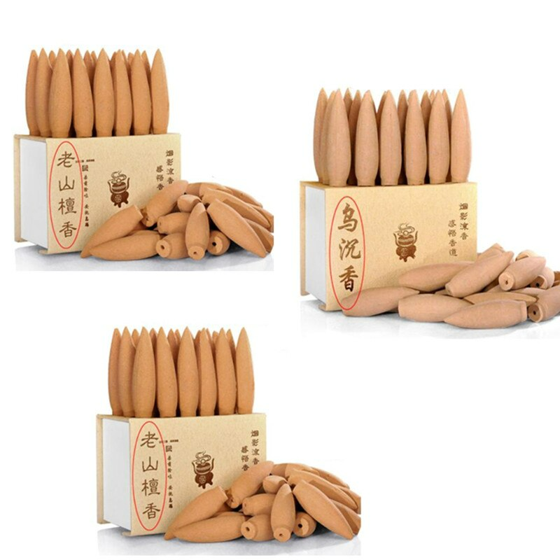 AromaFlow Räucherkerzen mit Rückfluss | Beruhigende Düfte | Sandelholz & Agarholz | Entspannung & Wellness