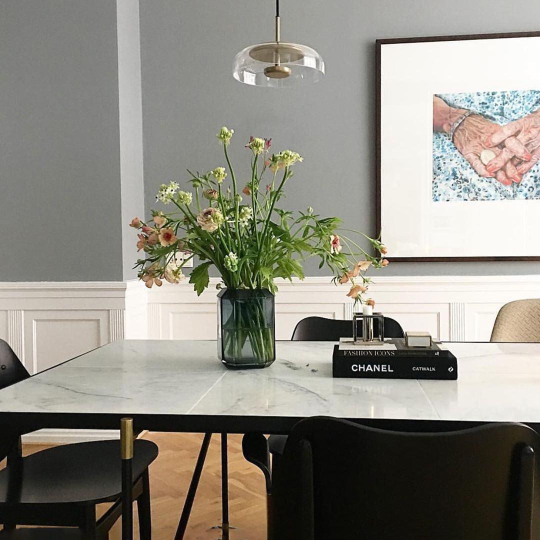 LunaVibe Messing Pendelleuchte | Moderne Hängelampe | Dimmbares Licht | Zeitloses Design