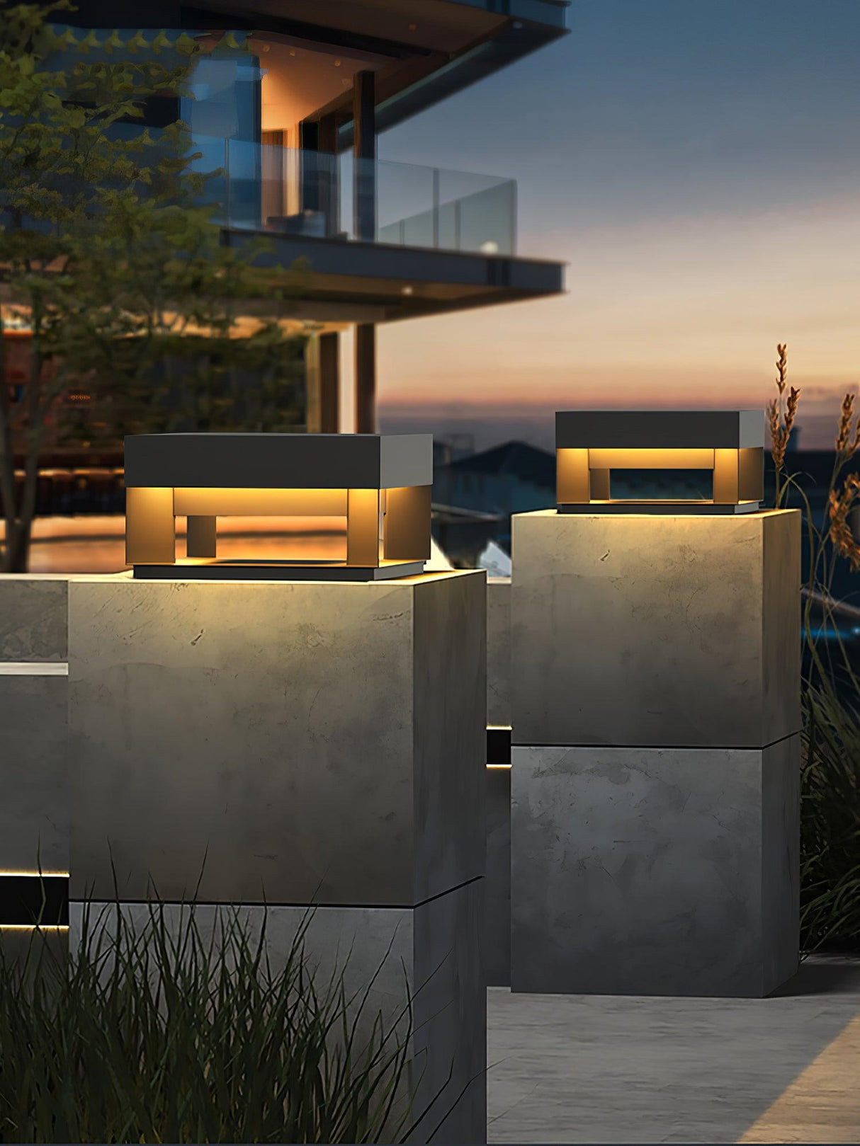 SolaraPost Solar Außenpfostenleuchte | LED Gartenbeleuchtung | Energieeffizient | Wasserdicht | Dekorative Außenbeleuchtung für Garten & Terrasse