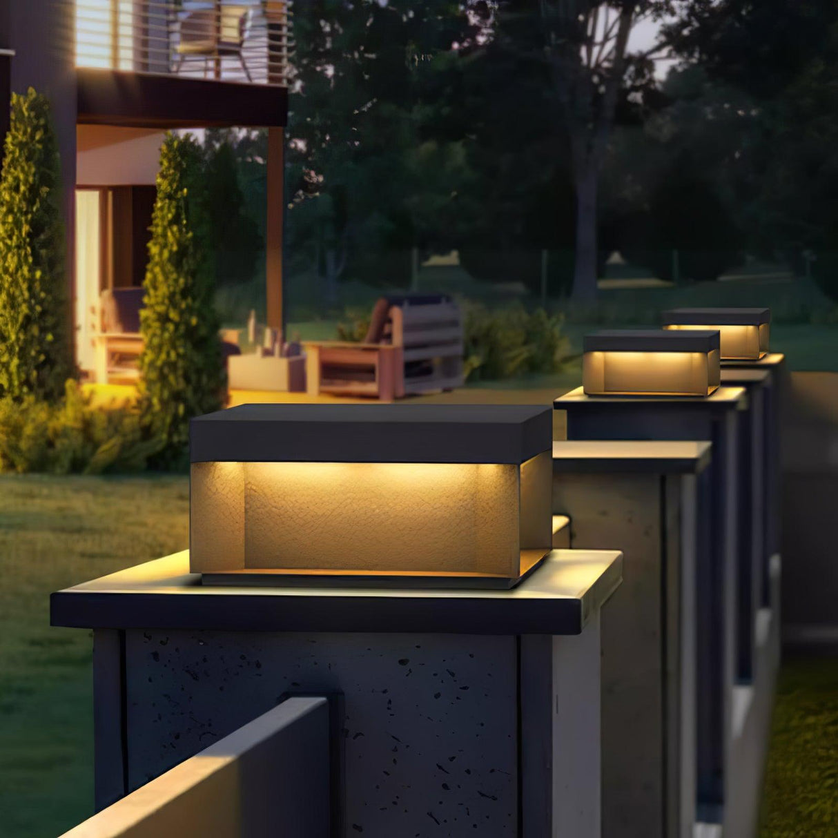 SolaraPost Solar Außenpfostenleuchte | LED Gartenbeleuchtung | Energieeffizient | Wasserdicht | Dekorative Außenbeleuchtung für Garten & Terrasse