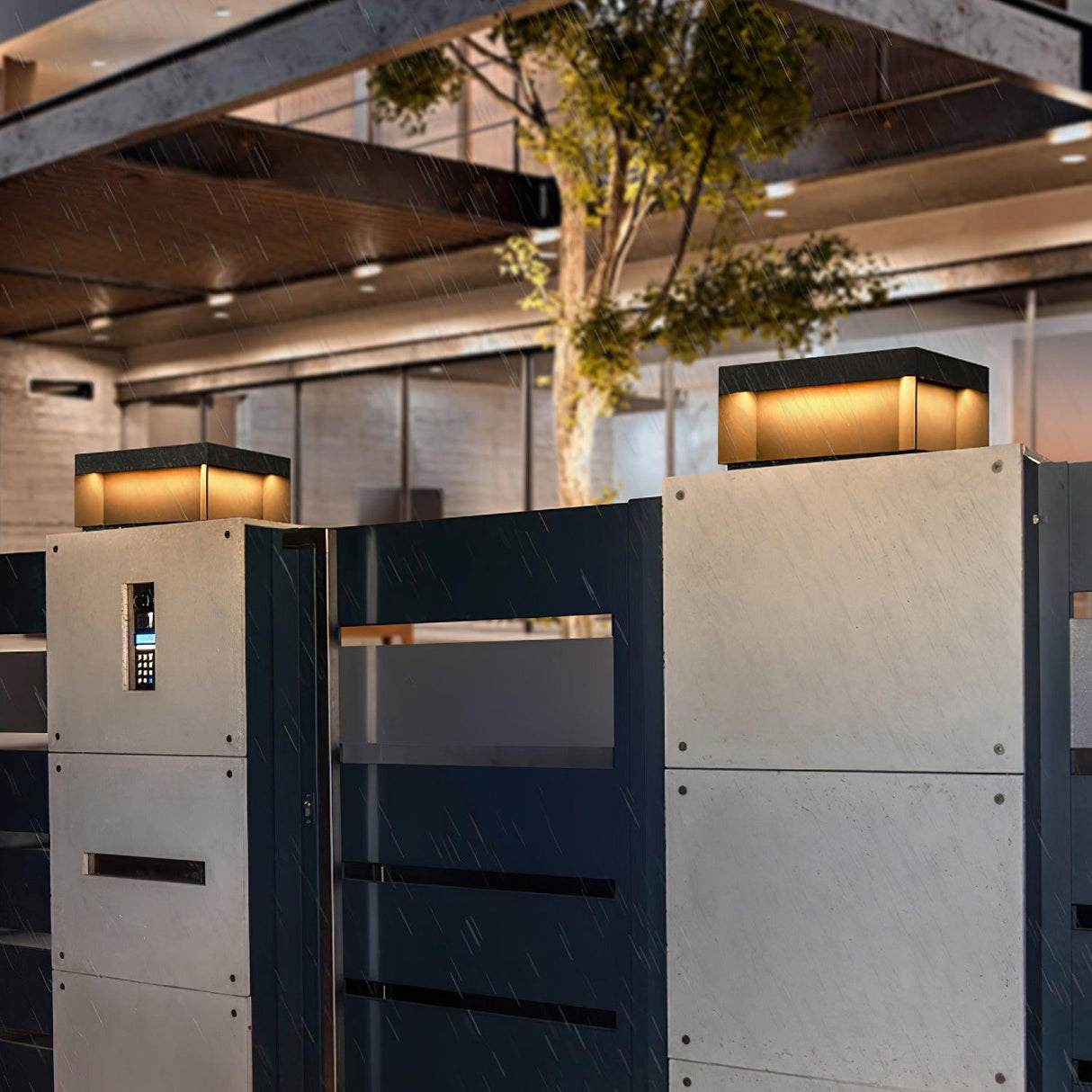 SolaraPost Solar Außenpfostenleuchte | LED Gartenbeleuchtung | Energieeffizient | Wasserdicht | Dekorative Außenbeleuchtung für Garten & Terrasse