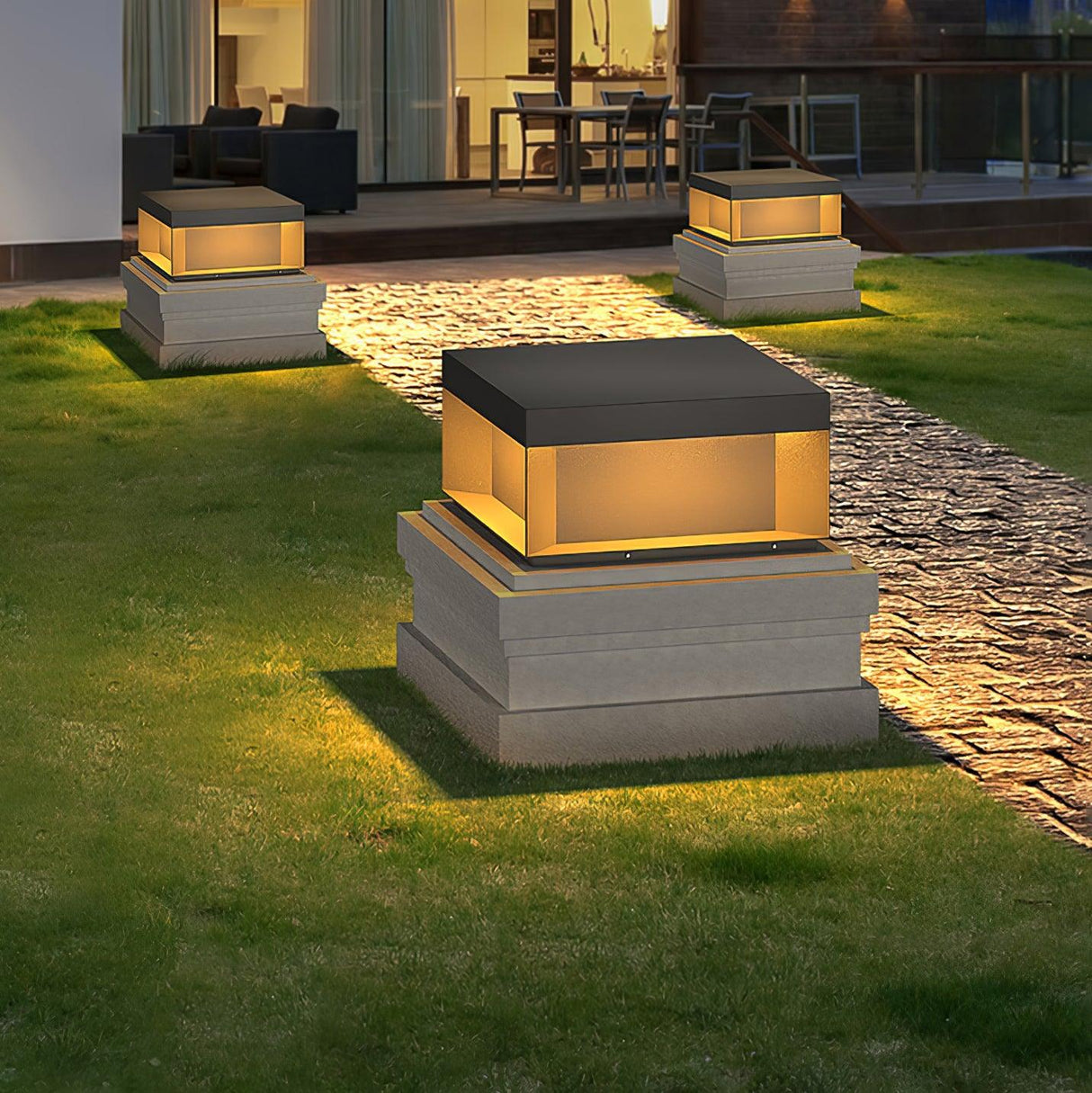 SolaraPost Solar Außenpfostenleuchte | LED Gartenbeleuchtung | Energieeffizient | Wasserdicht | Dekorative Außenbeleuchtung für Garten & Terrasse