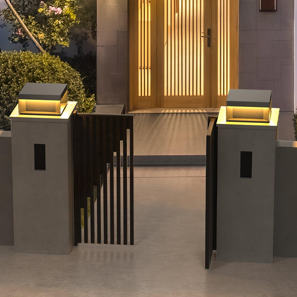 SolaraPost Solar Außenpfostenleuchte | LED Gartenbeleuchtung | Energieeffizient | Wasserdicht | Dekorative Außenbeleuchtung für Garten & Terrasse