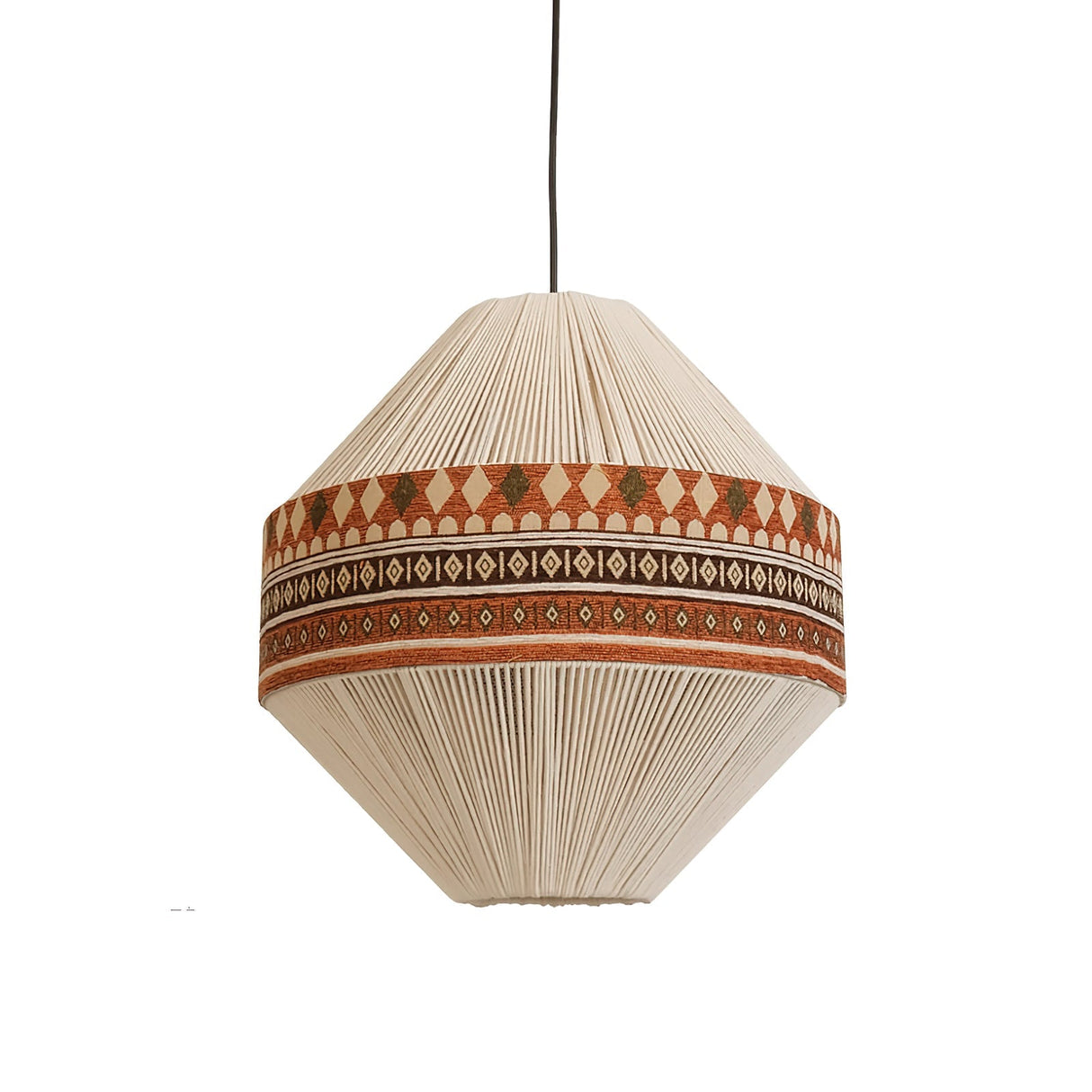 FringeLuxe Bohemian Pendelleuchte | Handgefertigte Quastenlampe | Warmes Ambiente | Stilvolle Beleuchtung