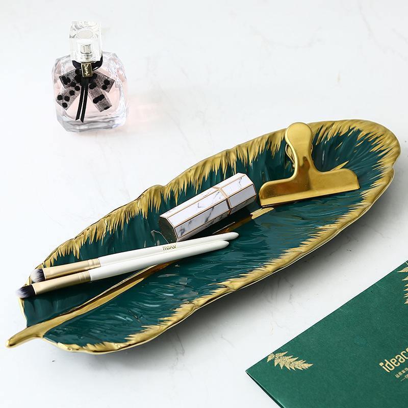 BananaPlatt Keramik-Bananenblatt-Platten | Dekorativ | Serviergeschirr