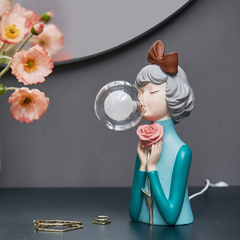 GlowMuse Dekorative LED Tischlampe | Stimmungslicht | Ambientelicht | Kunstvolle Deko für Zuhause