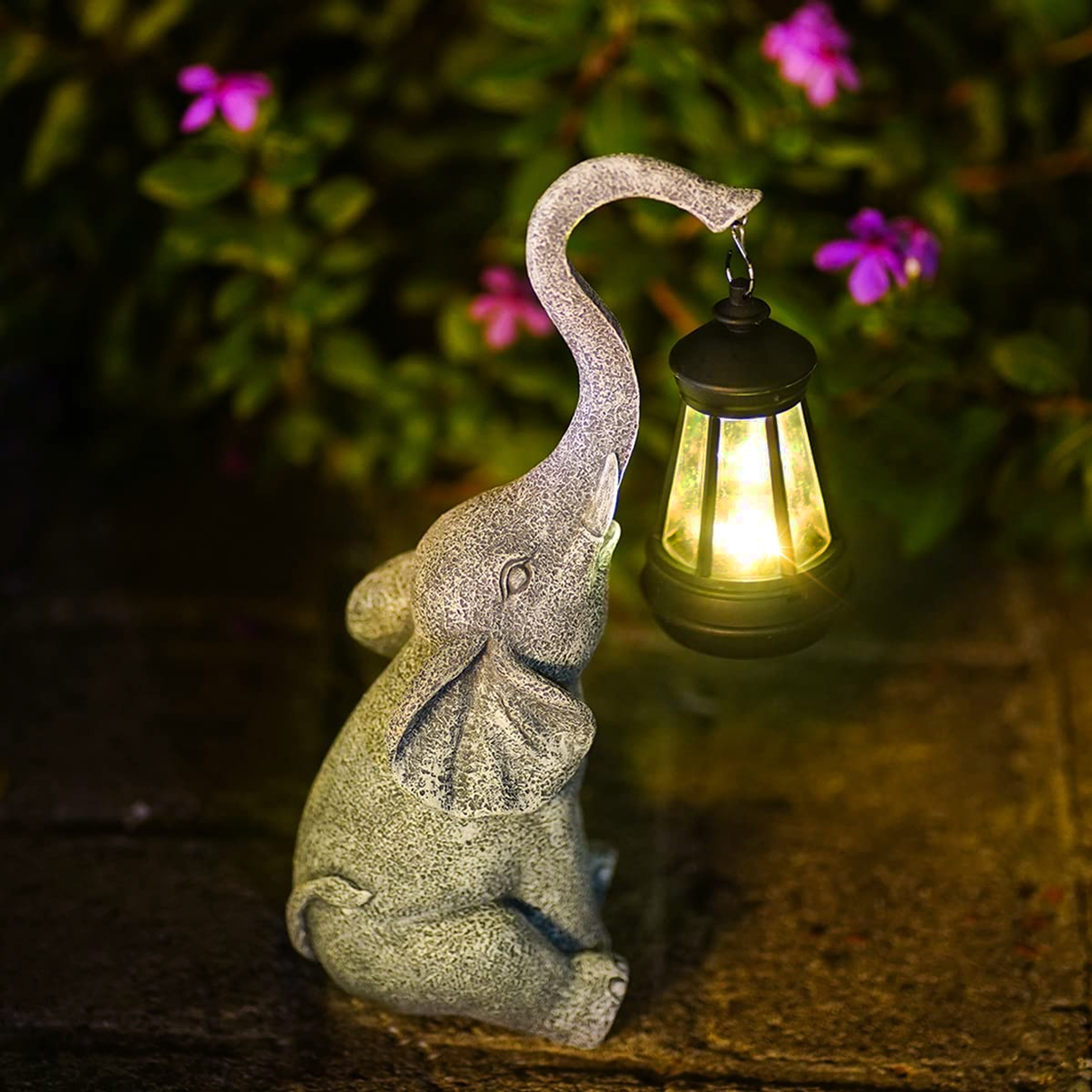 EleGlow Sanfter Elefant LED Lampe | Kinderzimmer Deko | Nachtlicht