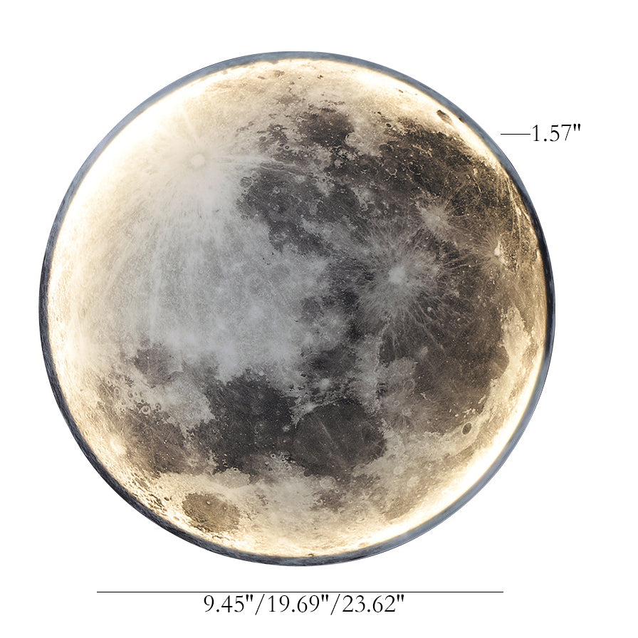 CosmiNova LED Wandleuchte | Kreative Planet-Design Lampe | Warmes & Verstellbares Licht | Moderne Dekoration