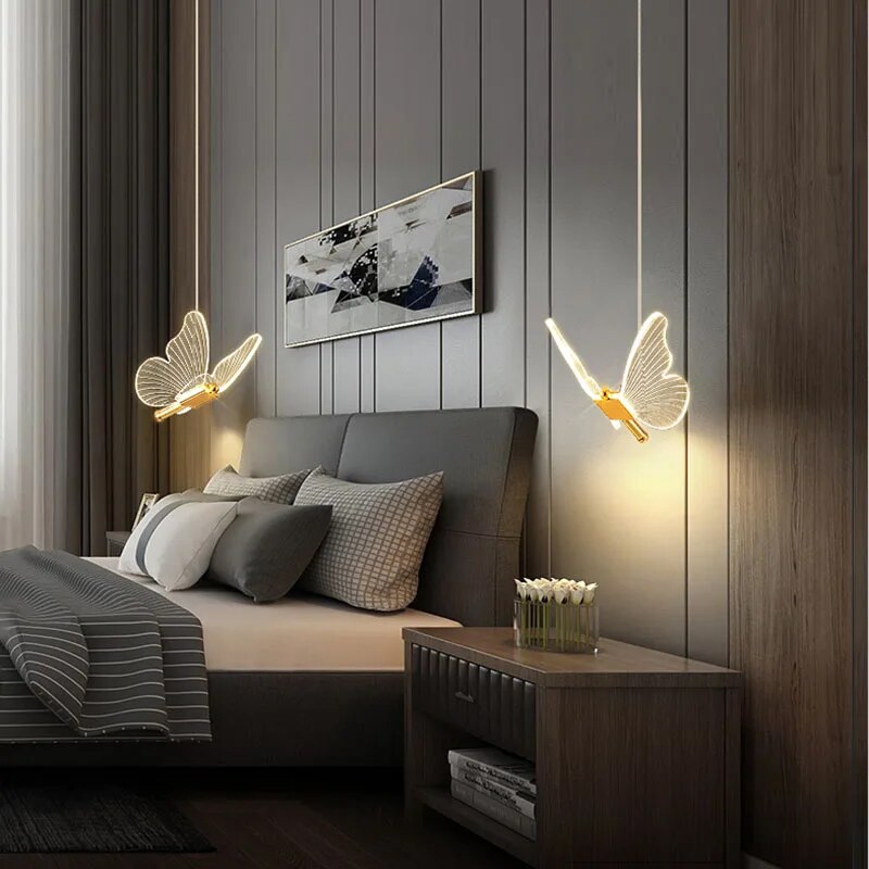 ButterGlow Hängeleuchte in Form eines Schmetterlings | Elegantes LED Design für Ihr Zuhause