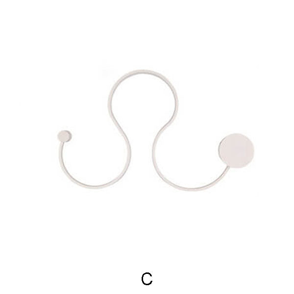 Serpenta Moderne LED Wandlampe | Aluminium | Geschwungenes Design | Dimmbar | Stilvolle Beleuchtung