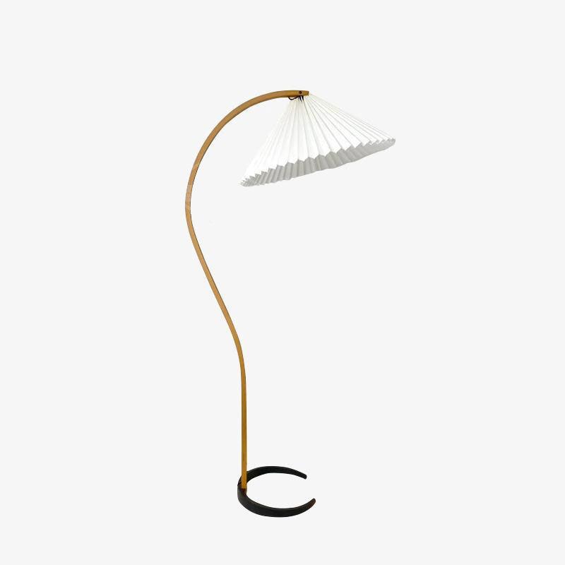 LunaArch Stehleuchte im Caprani Design | LED Beleuchtung | Modernes Holz-Look | Elegante Wohnraum-Deko