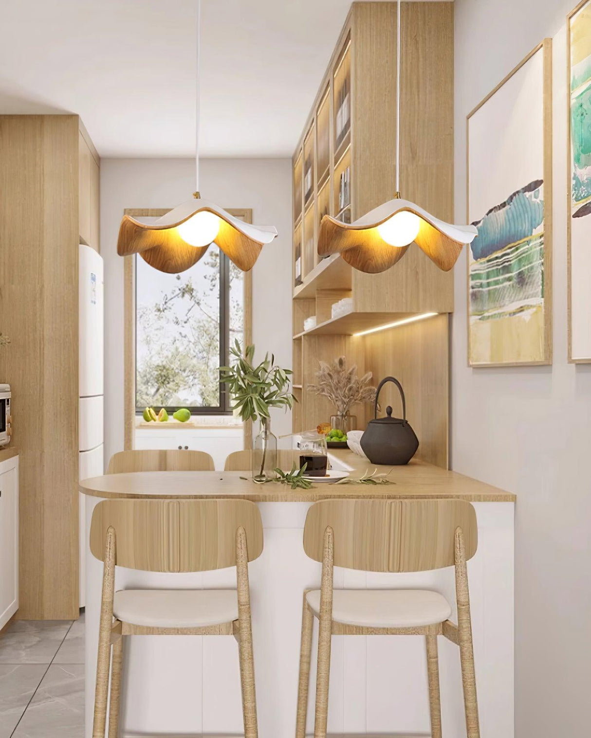 AuraLum Pendelleuchte im modernen Design | Elegante Deckenlampe | Wohnraumbeleuchtung