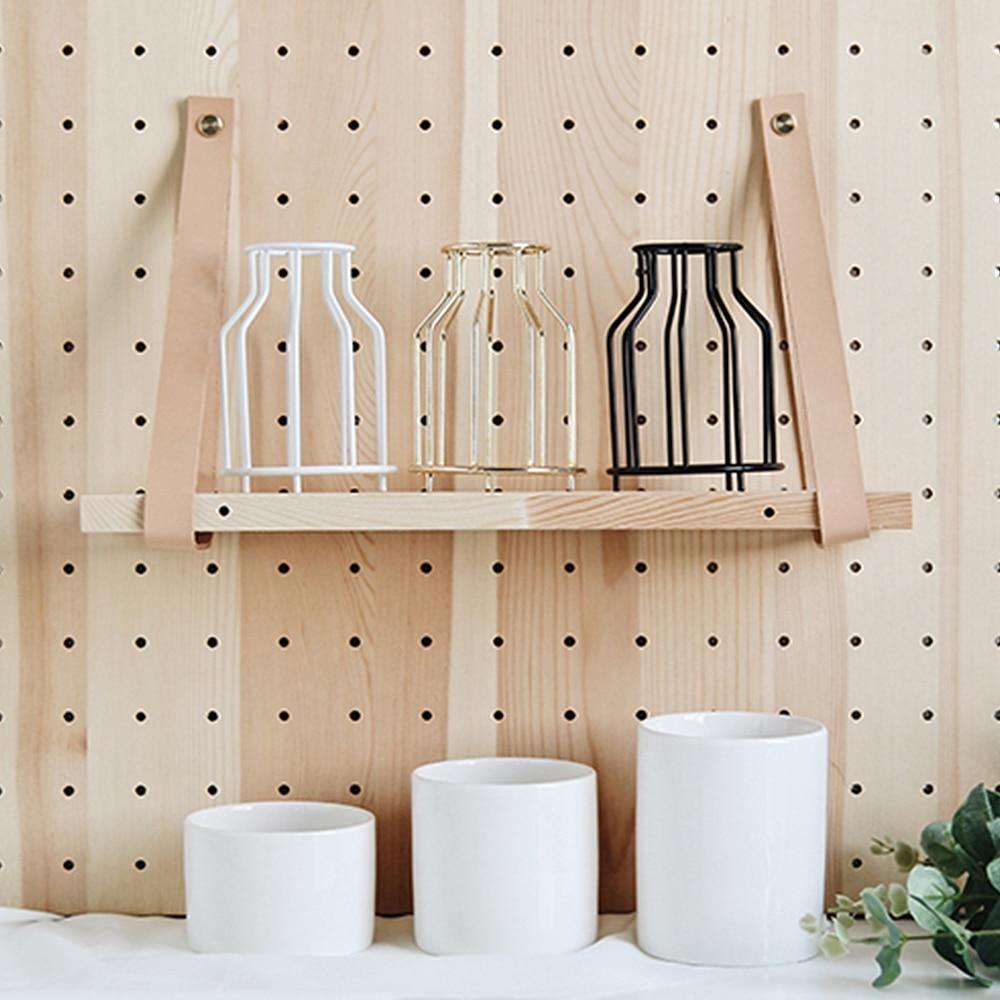 Artévo Eisen-Keramik Design Vase | Modernes Gittermuster | Elegante Dekoration | Für Wohnzimmer & Büro