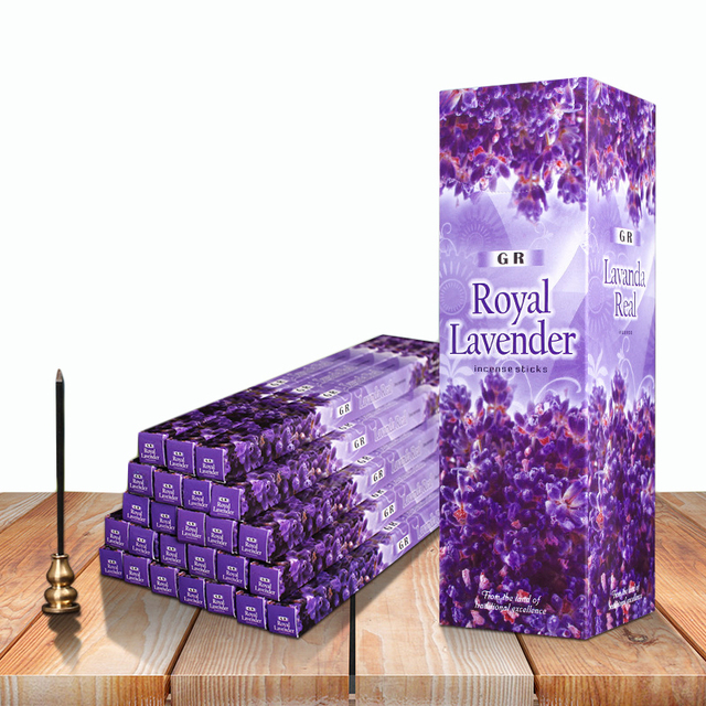 ZenAroma Chinesische Räucherstäbchen | Königliches Lavendel | Entspannung & Meditation | Duftstäbchen für Zuhause