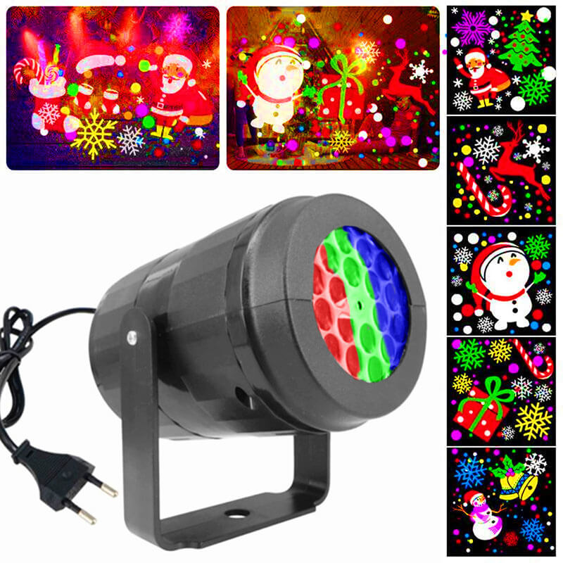 SnowGlow Weihnachtsprojektor Licht | Schneeflocken LED Projektion | Stimmungsvolle Weihnachtsdeko