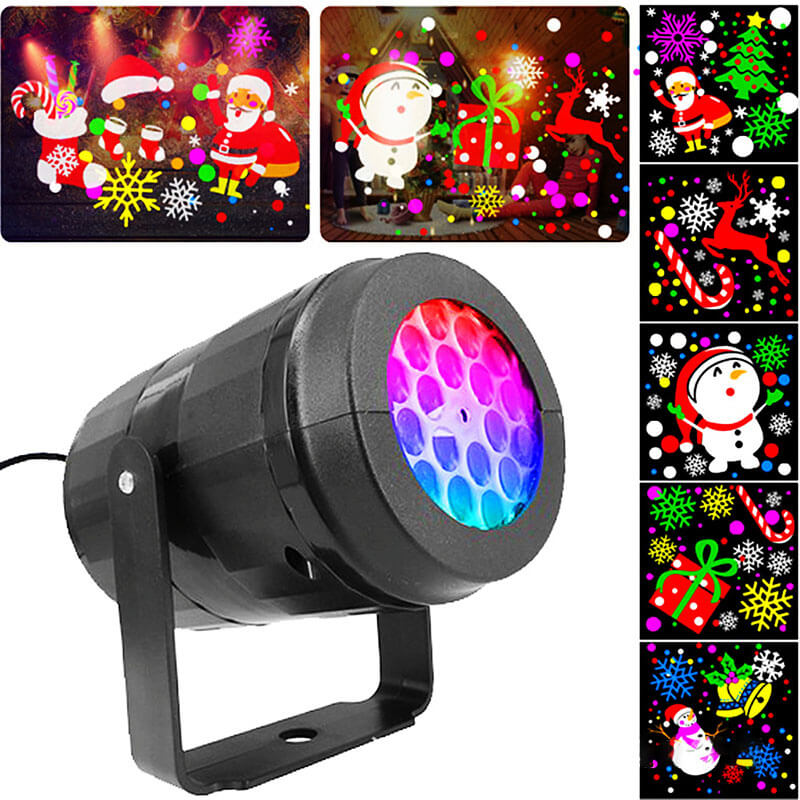 SnowGlow Weihnachtsprojektor Licht | Schneeflocken LED Projektion | Stimmungsvolle Weihnachtsdeko