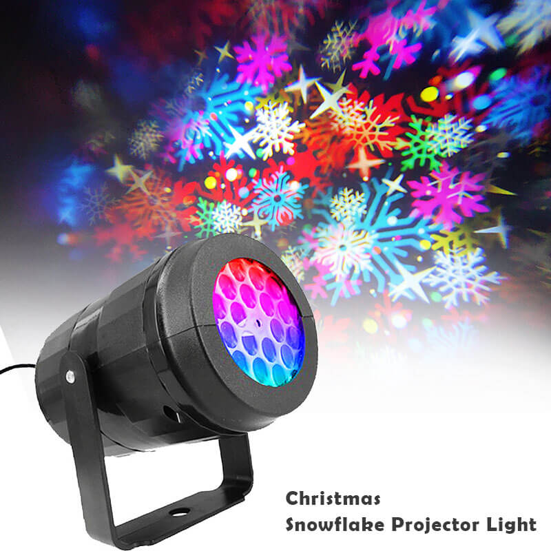 SnowGlow Weihnachtsprojektor Licht | Schneeflocken LED Projektion | Stimmungsvolle Weihnachtsdeko