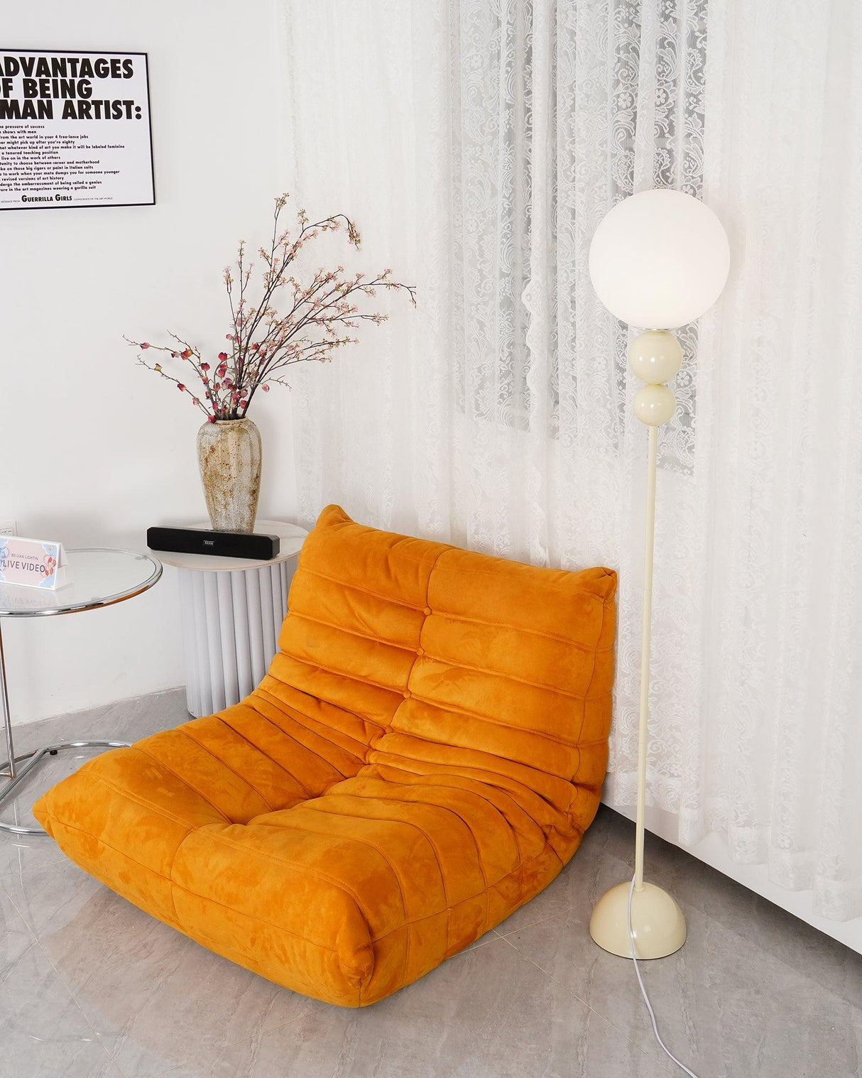 VividGlow Stehleuchte | Modernes LED-Licht | Dimmbar | Stilvolle Beleuchtung für Zuhause