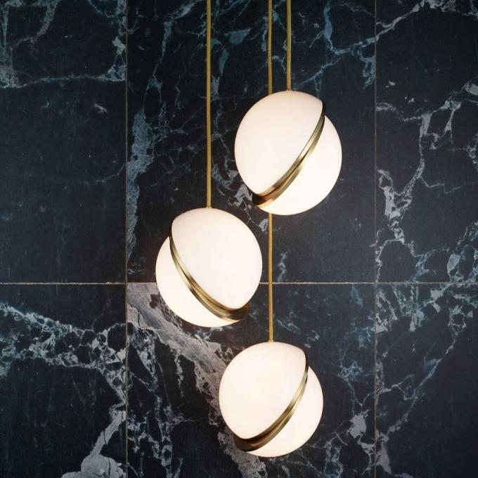 Cresnova Mondsichel Pendelleuchte | Mondförmiges Design | Stimmungsvolle Beleuchtung für Zuhause