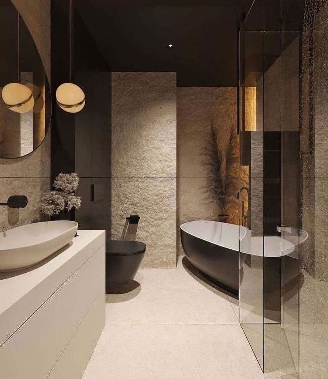 Cresnova Mondsichel Pendelleuchte | Mondförmiges Design | Stimmungsvolle Beleuchtung für Zuhause