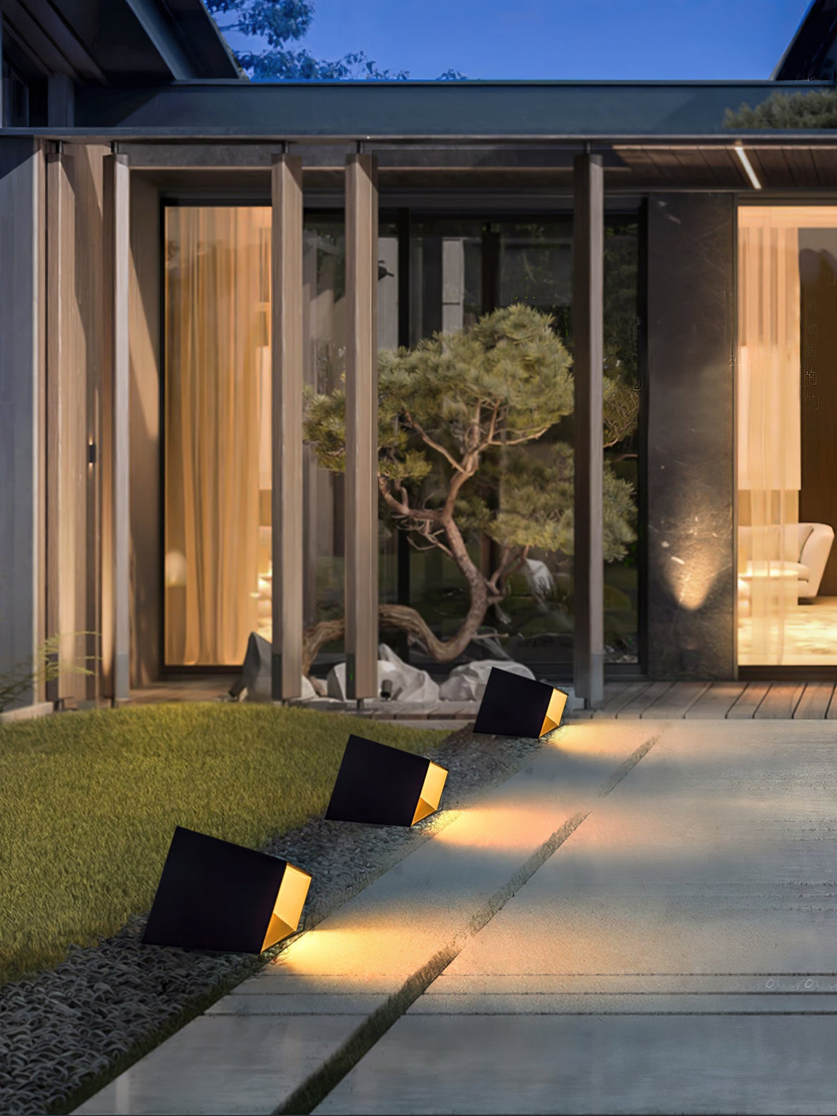 SolaraCube Solar Außenleuchte | LED Gartenbeleuchtung | Wasserdicht | Energiesparend | Dekorative Gartenbeleuchtung für Terrasse & Balkon