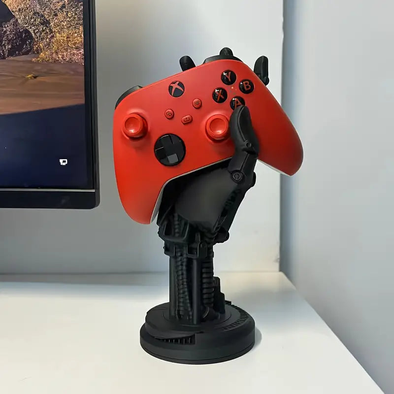 CyberGrip Sci-Fi Controller Halterung | Gaming Zubehör | Cyberpunk Design | Praktischer Controller Stand
