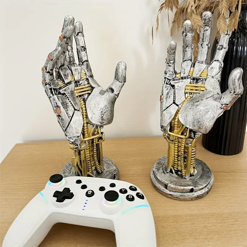CyberGrip Sci-Fi Controller Halterung | Gaming Zubehör | Cyberpunk Design | Praktischer Controller Stand