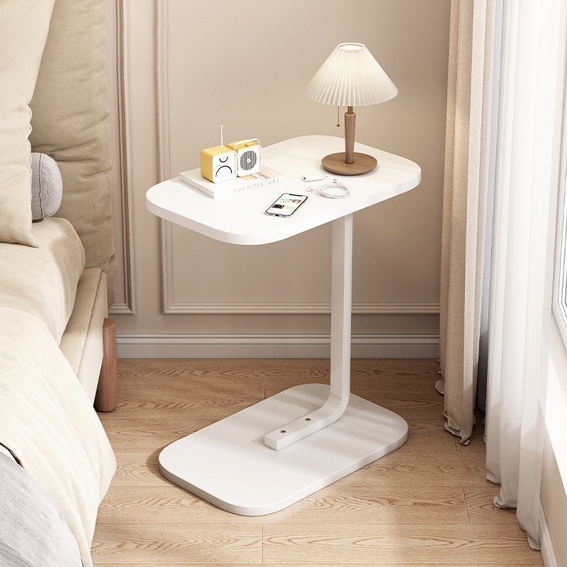 UrbanEdge Rechteckiger Beistelltisch | Beweglich | MDF & Eisen | 1 Ablage | Modernes Design für Wohnzimmer