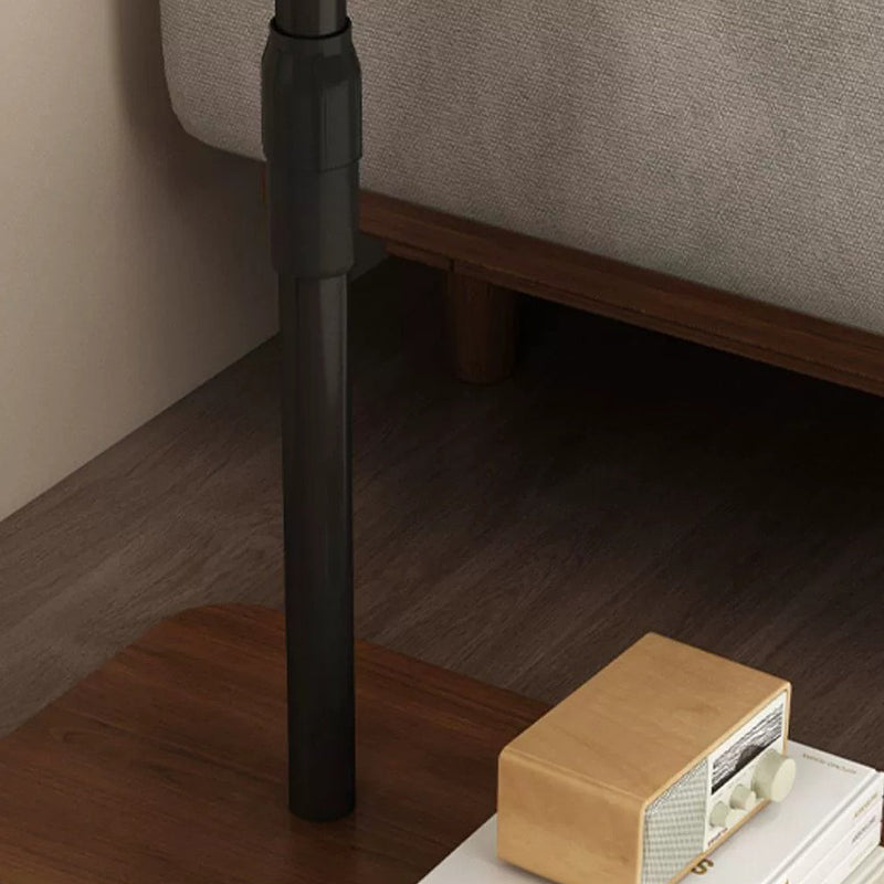 UrbanEdge Rechteckiger Beistelltisch | Beweglich | MDF & Eisen | 1 Ablage | Modernes Design für Wohnzimmer