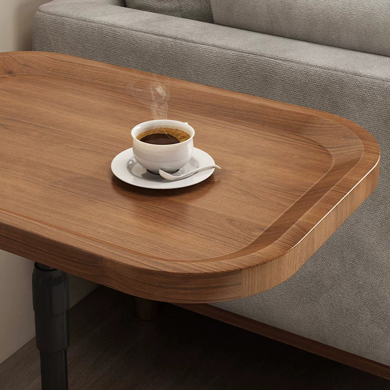 UrbanEdge Rechteckiger Beistelltisch | Beweglich | MDF & Eisen | 1 Ablage | Modernes Design für Wohnzimmer