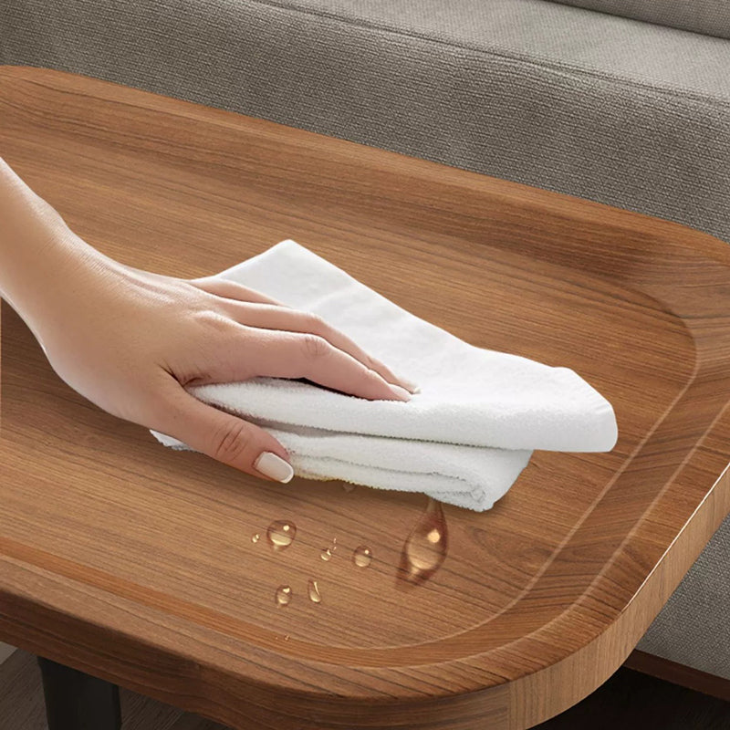 UrbanEdge Rechteckiger Beistelltisch | Beweglich | MDF & Eisen | 1 Ablage | Modernes Design für Wohnzimmer