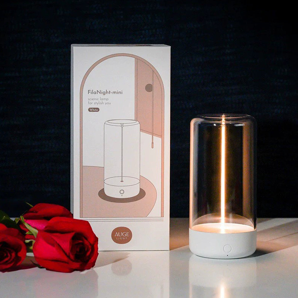 NanoLum Magnetische Mini-Tischlampe | Modernes Design | Kabellos | Stimmungslicht | Perfekte Deko für Zuhause