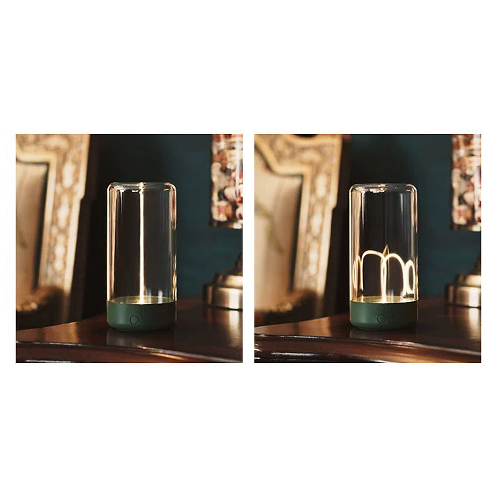 NanoLum Magnetische Mini-Tischlampe | Modernes Design | Kabellos | Stimmungslicht | Perfekte Deko für Zuhause