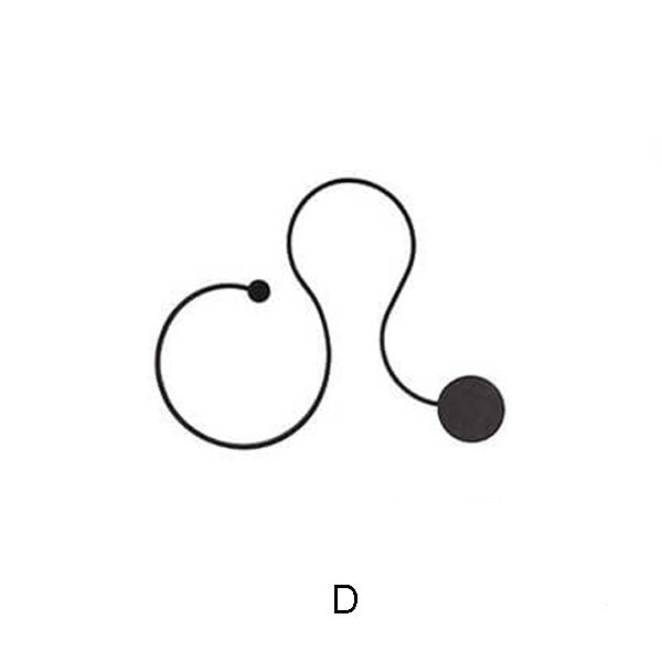 Serpenta Moderne LED Wandlampe | Aluminium | Geschwungenes Design | Dimmbar | Stilvolle Beleuchtung