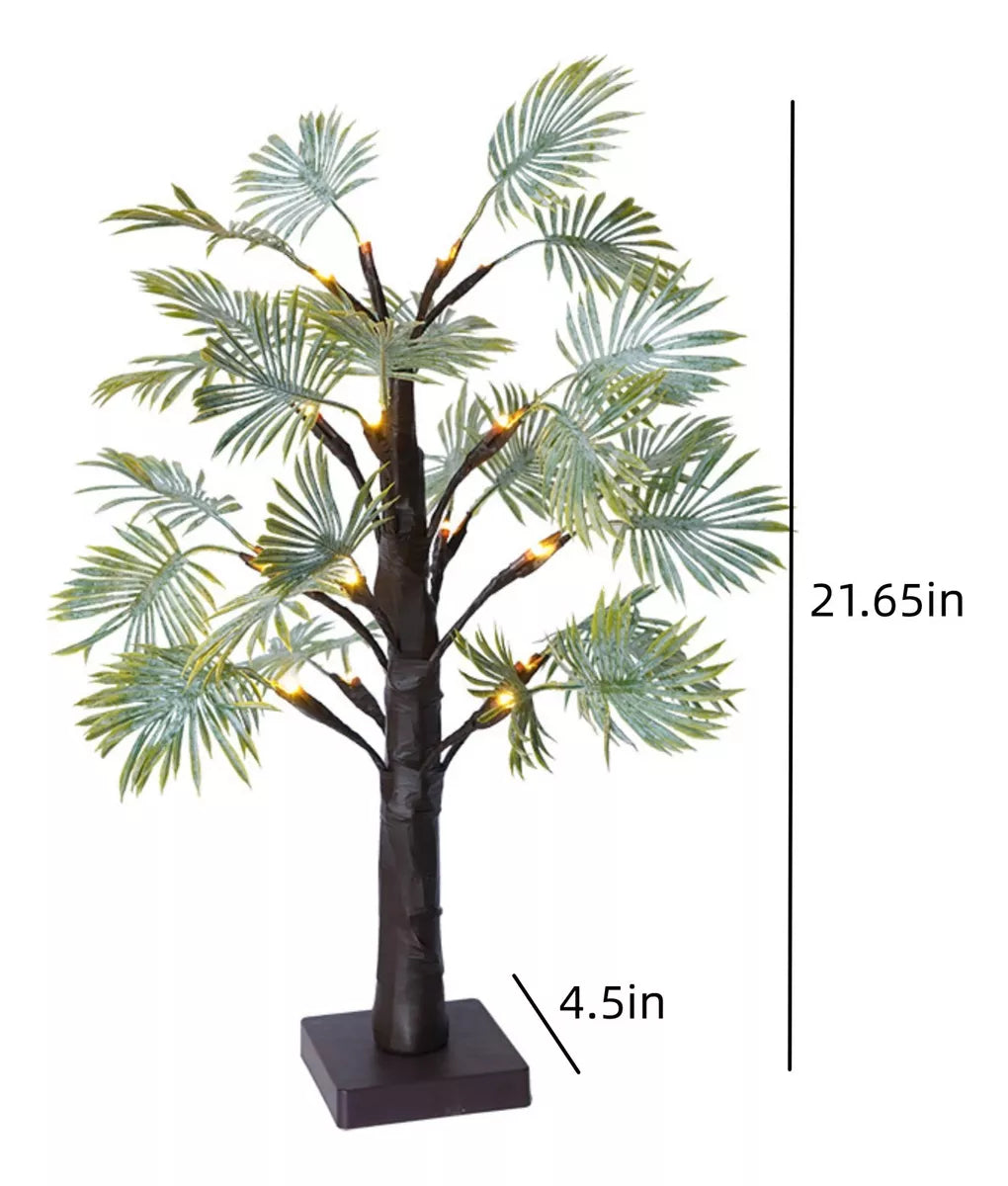 Palmara Weihnachten LED Palmblattlichter | Festliche Beleuchtung | Dekoration für Innen & Außen | Energiesparend