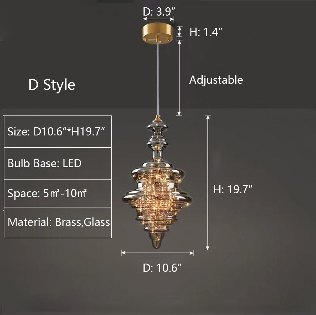 StarLuxe Moderne Graue Glas-Sternenhimmel Pendelleuchte | Dimmbar | Elegante Beleuchtung für Wohn- und Esszimmer