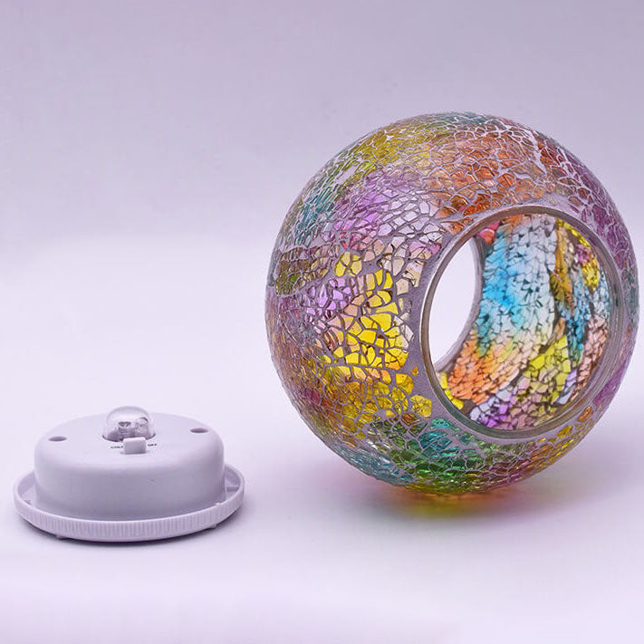 SolarArt Gartenleuchte | Kreatives Design aus Buntglas | LED Solar | Outdoor Beleuchtung