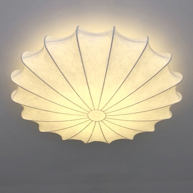 LumoNova Minimalistische Runde Deckenleuchte | Faux-Seide Design | 1/3/5 Licht | Skandinavischer Stil