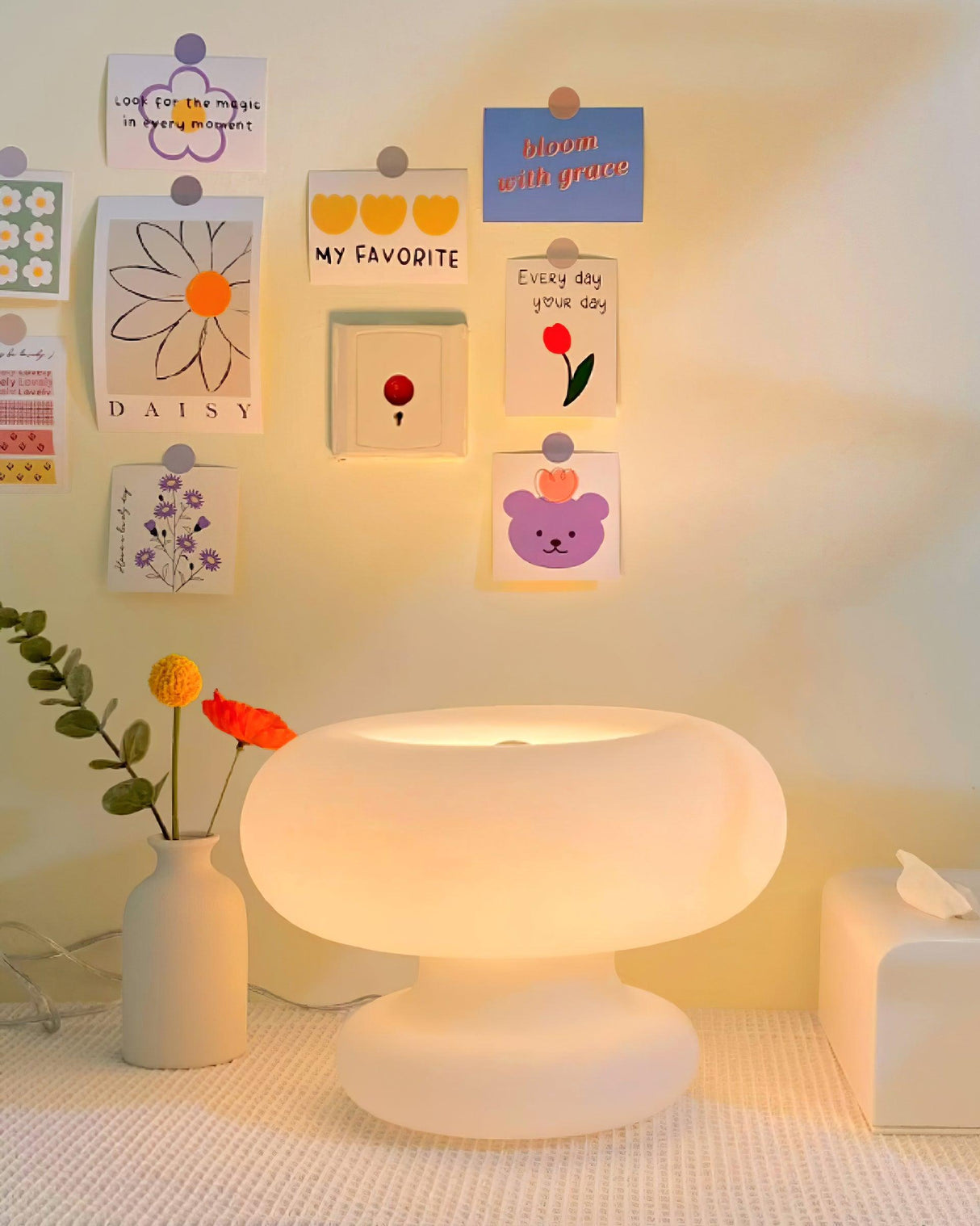 LumiDonut LED Tischlampe | Modernes Design | Warmweißes Licht | Perfekt für Büro & Wohnräume