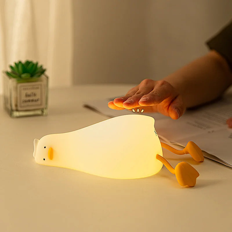 QuackyGlow LED Enten-Stimmungslicht | Lustige Nachtlampe | LED-Deko für Zuhause & Kinderzimmer