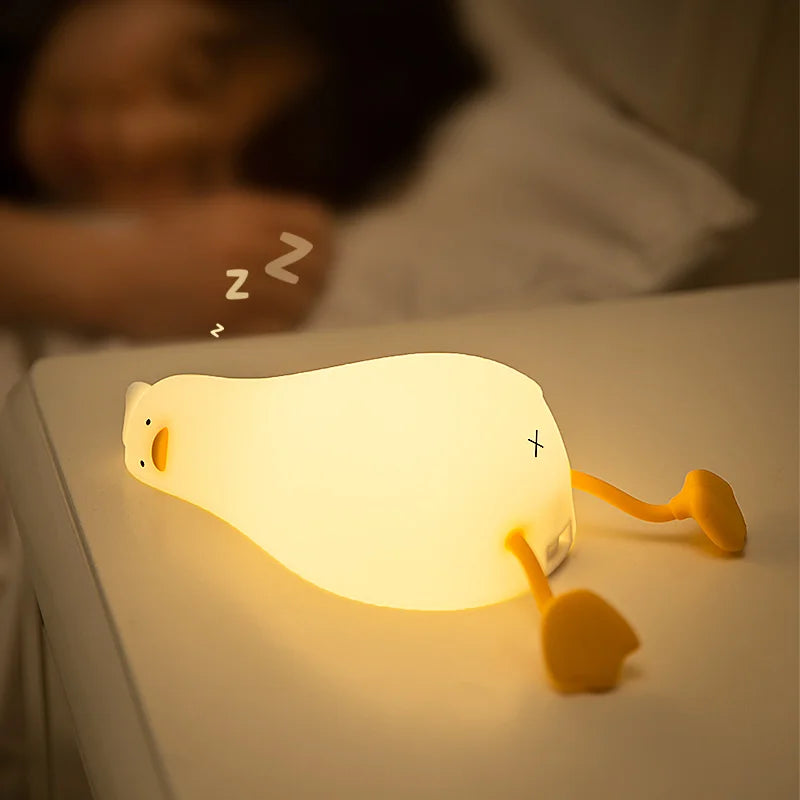 QuackyGlow LED Enten-Stimmungslicht | Lustige Nachtlampe | LED-Deko für Zuhause & Kinderzimmer