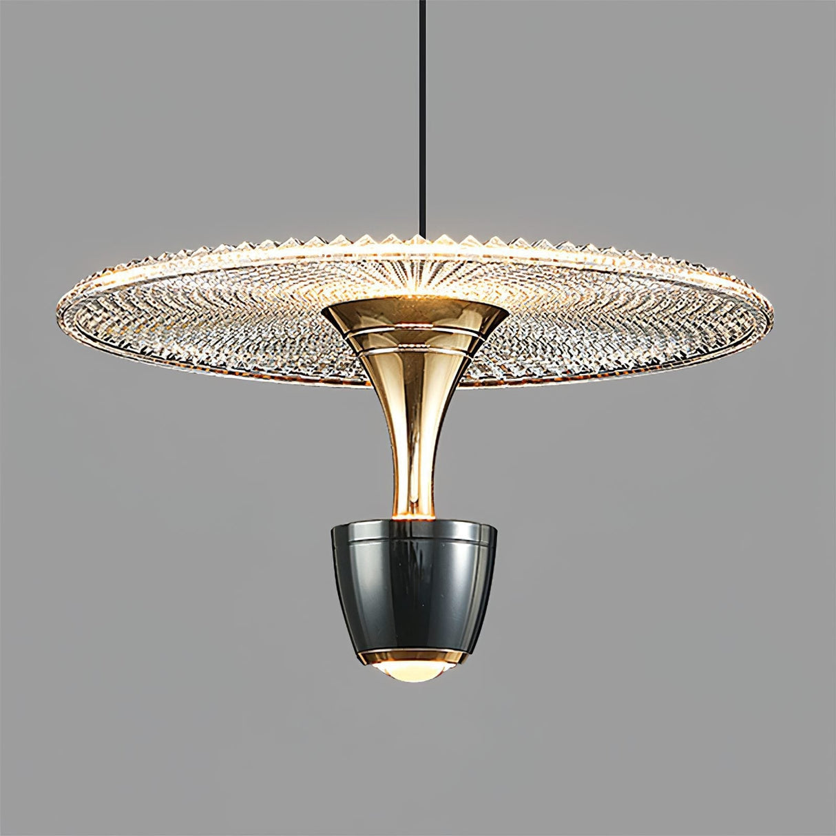 LunaDisk Moderne LED Pendelleuchte | Elegantes Scheibendesign | Dimmbar & Energieeffizient