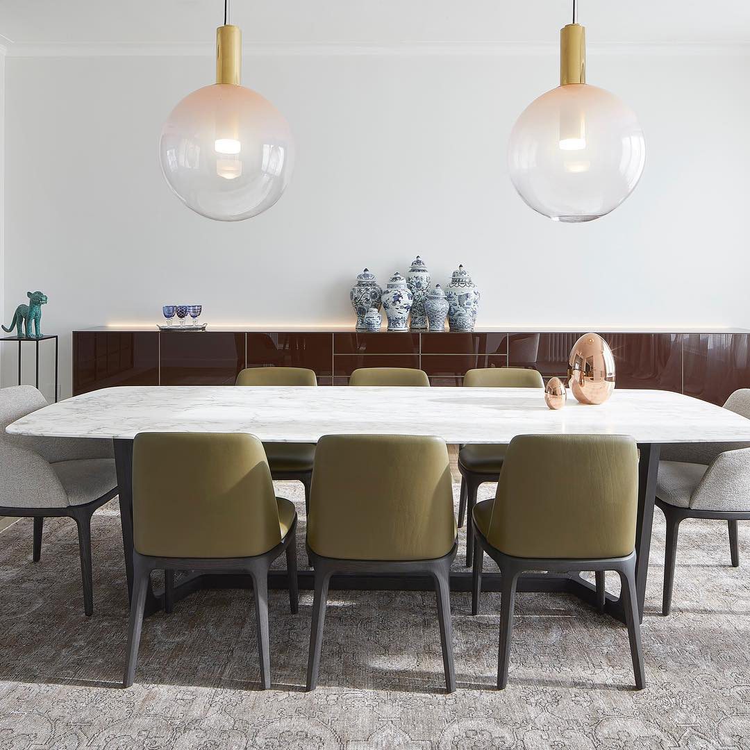 LustraBelle Elegante Pendelleuchte | Design-Kollektion | Rauchglas & Gold | Dimmbar | Moderne Beleuchtung für Zuhause