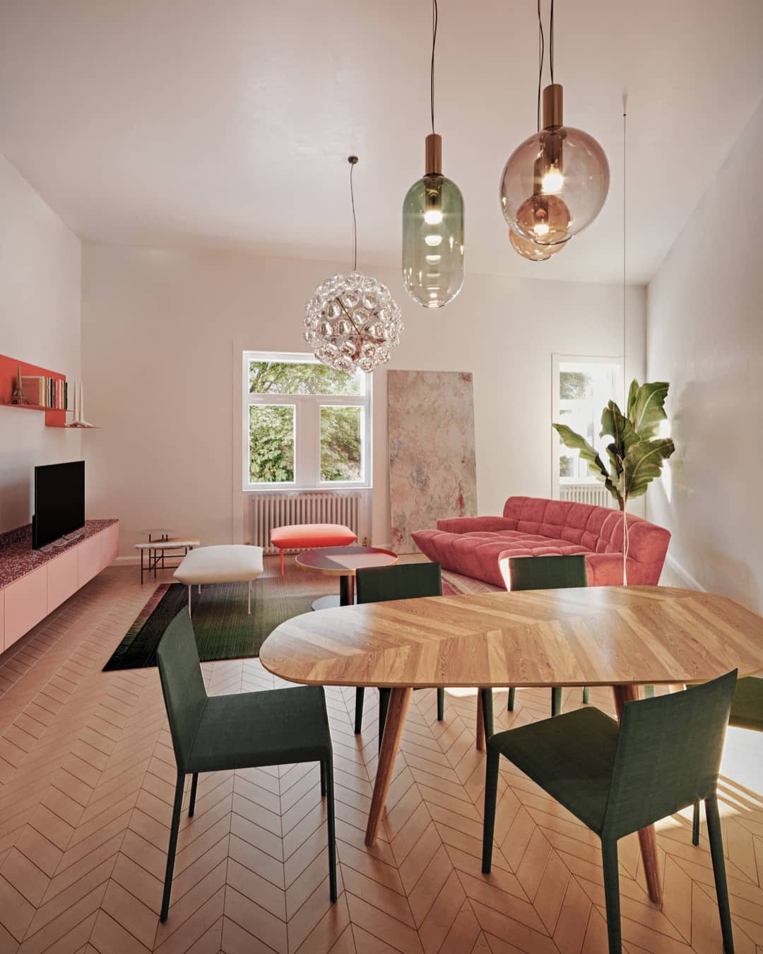 LustraBelle Elegante Pendelleuchte | Design-Kollektion | Rauchglas & Gold | Dimmbar | Moderne Beleuchtung für Zuhause