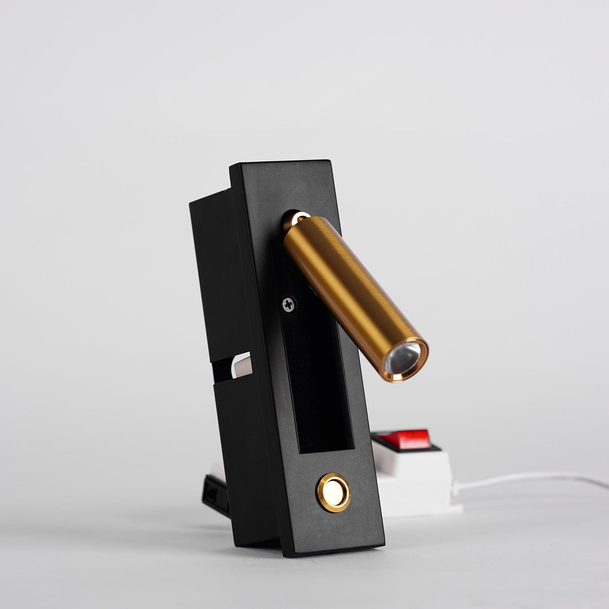 NestLume Eingebetteter Nachttisch-Wandleuchter | LED Beleuchtung | Platzsparendes Design | Modern & Funktional