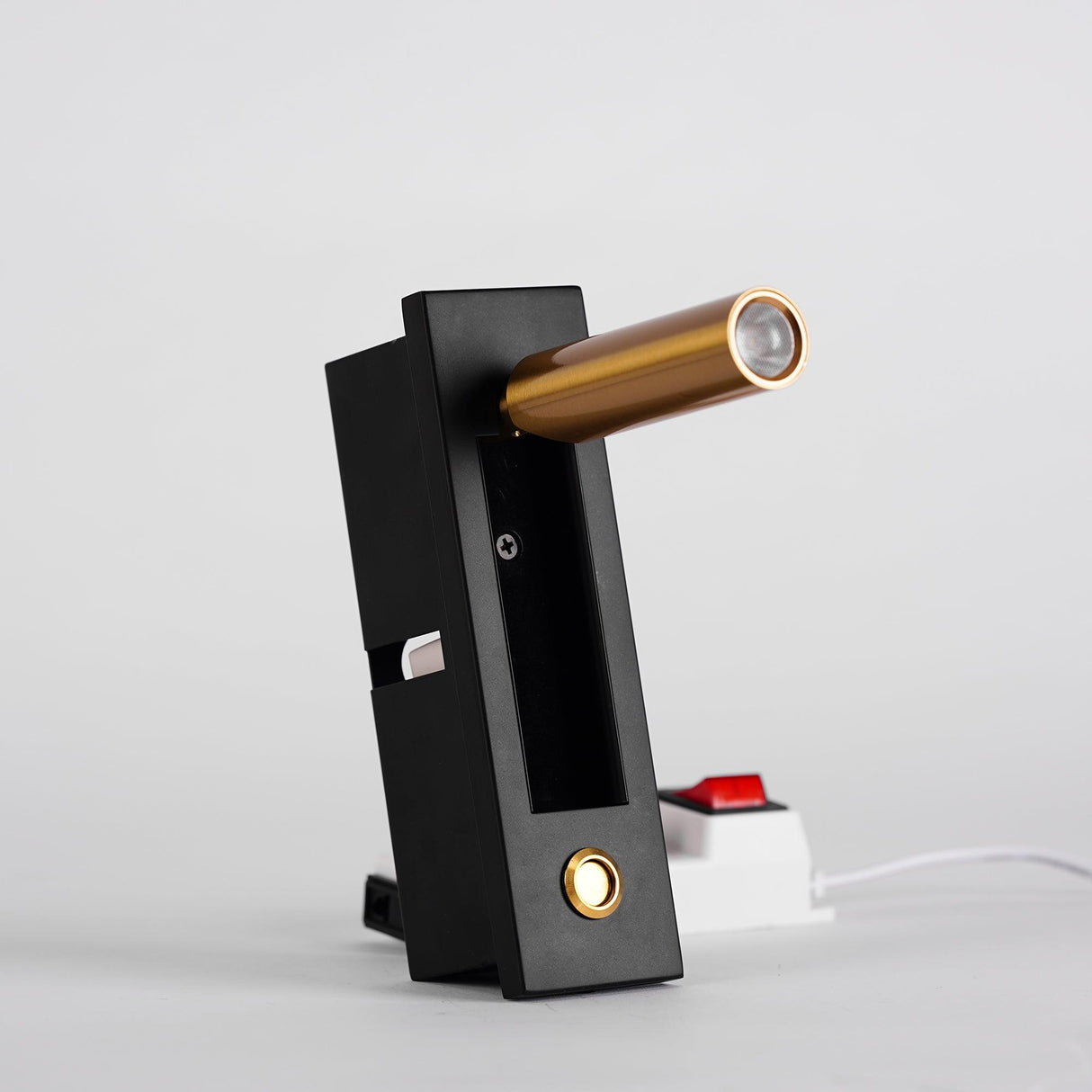 NestLume Eingebetteter Nachttisch-Wandleuchter | LED Beleuchtung | Platzsparendes Design | Modern & Funktional