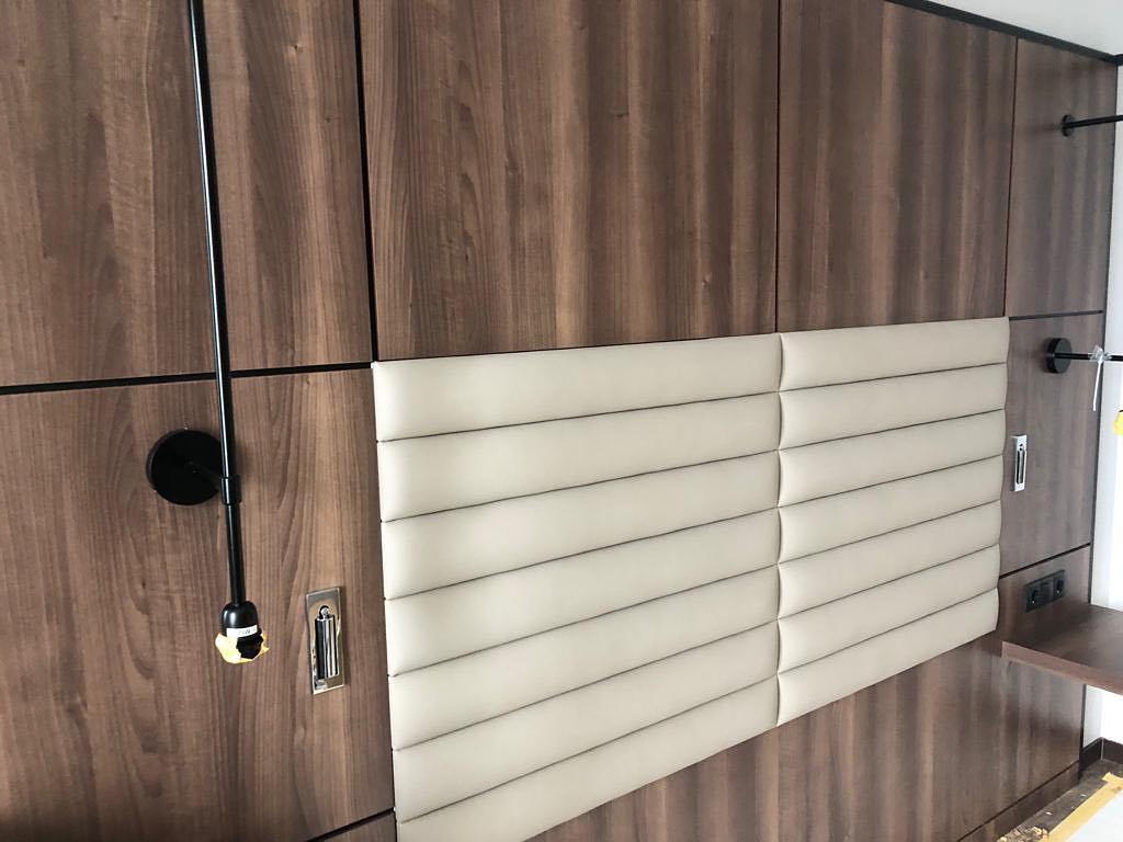 NestLume Eingebetteter Nachttisch-Wandleuchter | LED Beleuchtung | Platzsparendes Design | Modern & Funktional