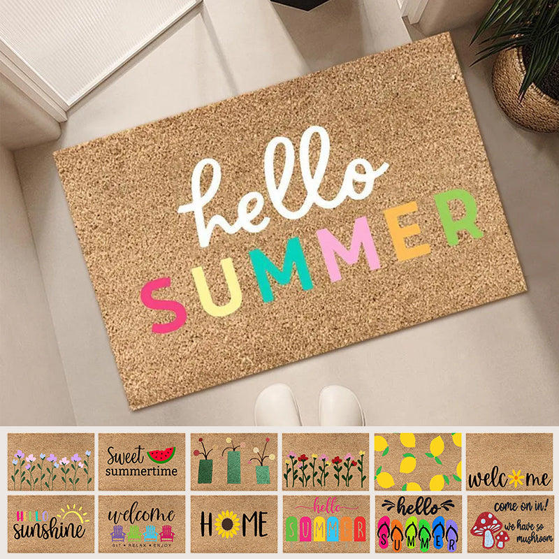 WelcomeGuard Dekorative Fußmatte | Rutschfest & Wetterbeständig | Perfekt für den Eingangsbereich